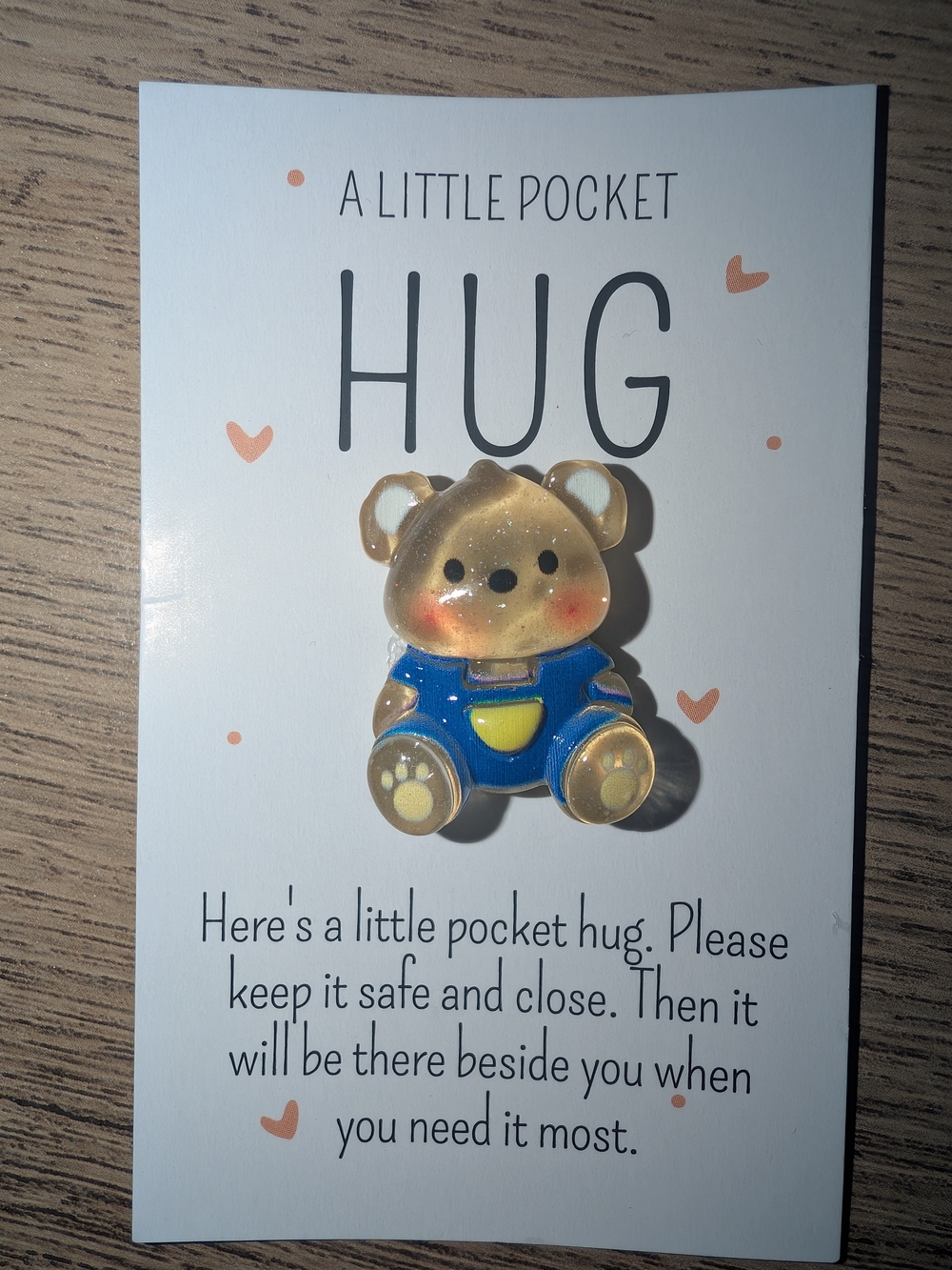 Pocket Bear Hug Charm